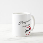 Glück ist eine Tante Kaffeetasse (VorderseiteRechts)