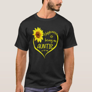 Glück ist eine Tante Sonnenblumenschmetterlinge H T-Shirt