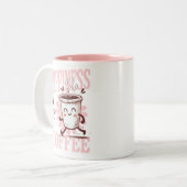 Glück ist eine Tasse Kaffee Retro (Vorderseite Links)