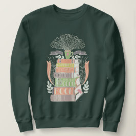 "Glück ist eine Tasse Kaffee und ein gutes Buch" Sweatshirt