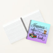 Glück ist eine Tasse Kaffee und ein Phantastisches Notizblock (Innenseite)