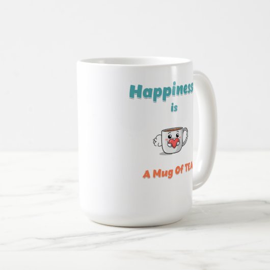 "Glück ist eine Tasse Tee" (VorderseiteRechts)