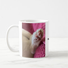 Glück ist eine warme Katze. Katzen-Kaffeetasse Kaffeetasse