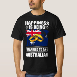 Glück ist einem Australier Verheiratet T-Shirt