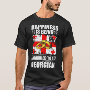 Glück ist einem Georgier Verheiratet T-Shirt