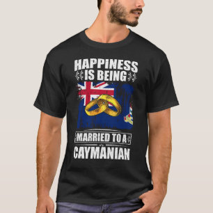 Glück ist einem Kaimanier Verheiratet T-Shirt