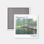 Glück ist einfach magnet (Vorderseite/Rückseite)