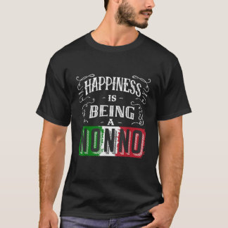 Glück ist es, ein Nonno-Italienischer Vatertag zu  T-Shirt