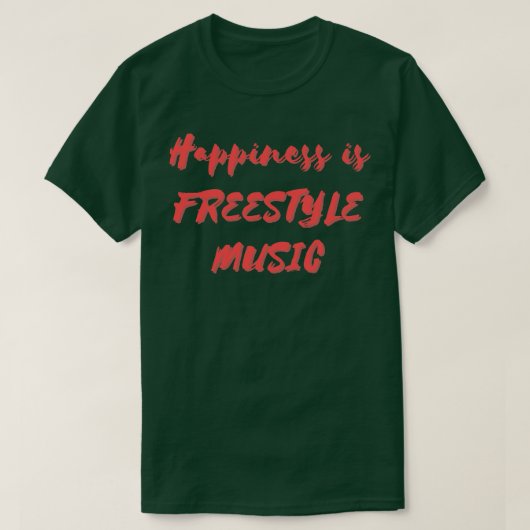 Glück ist Freestyle Music T-Shirt (Design vorne)