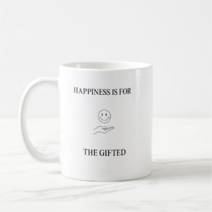 Glück ist für die Begabten Lustiger sarkastischer Kaffeetasse