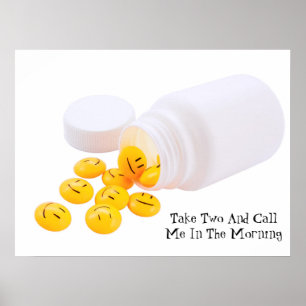 Glück ist gute Medizin Poster