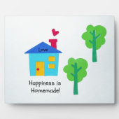 Glück ist hausgemacht! fotoplatte (Vorderseite)