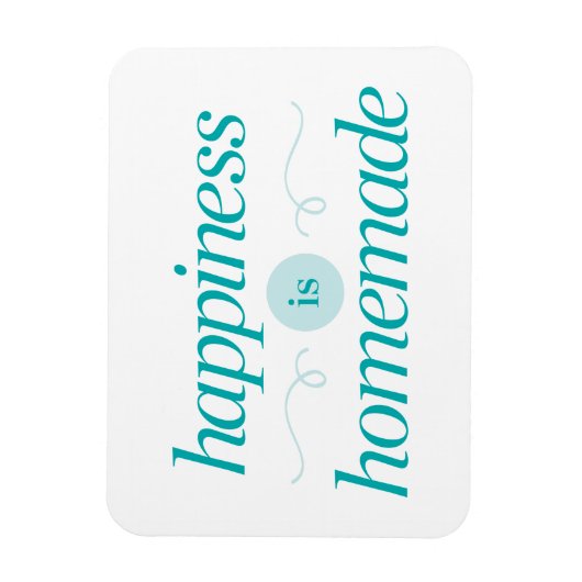 Glück ist hausgemacht magnet (Vertikal)