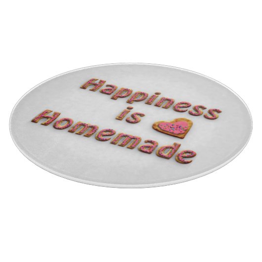 Glück ist hausgemacht schneidebrett (Ecke)