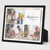Glück ist hausgemachte Fotocollage für die Familie Fotoplatte (Seite)