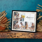 Glück ist hausgemachte Fotocollage für die Familie Fotoplatte (Seite)