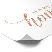 Glück ist hausgemachte Poster (Ecke)