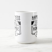 Glück ist hausgemachte rustikale Kitchenurf Design Kaffeetasse (Mittel)