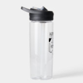 Glück ist hausgemachte rustikale Kitchenurf Design Trinkflasche (Rechts)