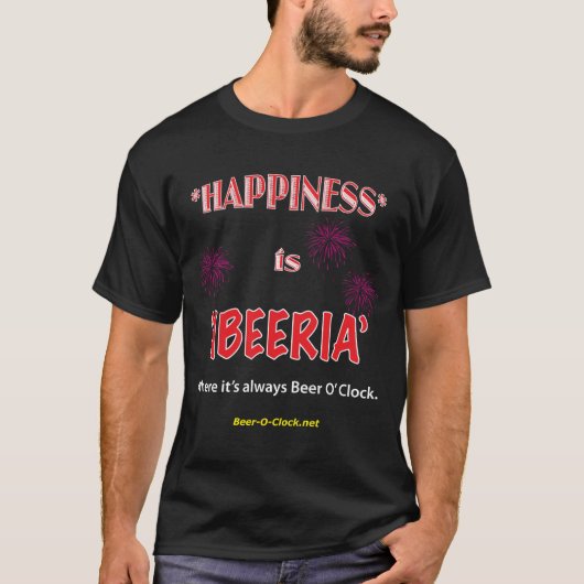 Glück ist IBEERIA (dunkles Shirt) T-Shirt (Vorderseite)