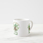 Glück ist Irisch Espressotasse (Vorderseite Rechts)