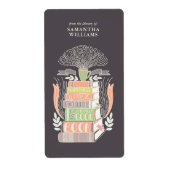 "Glück ist Kaffee und Bücher" Buchzeichen (Vorne)