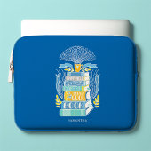 Glück ist Kaffee und Bücher Personalisiert Laptopschutzhülle