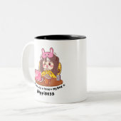 Glück ist Kdrama Wifi Ernährung Mein Bett Wiederho Zweifarbige Tasse (Vorderseite Links)