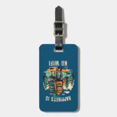 Glück ist kein Wifi-Backpacken Gepäckanhänger (Vorderseite vertikal)