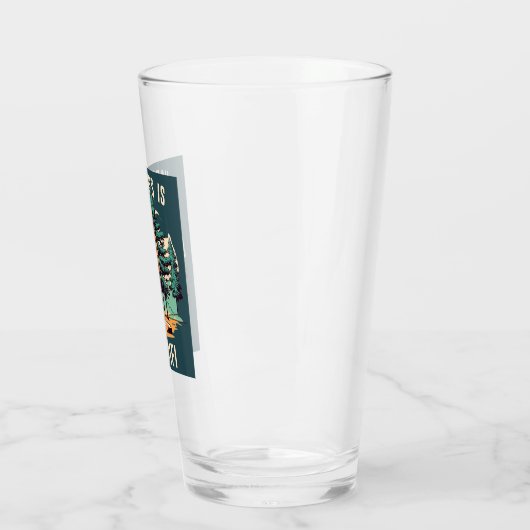 Glück ist kein Wifi-Backpacken Glas (Links)