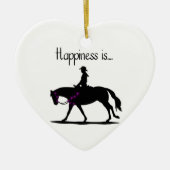 Glück ist… keramik ornament (Vorne)