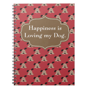 Glück ist Liebhaber Hund Tagebuch