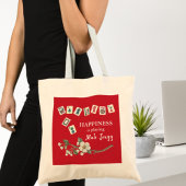 Glück ist Mah Jongg spielen mit den Girls Red Tragetasche