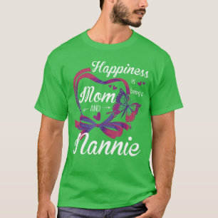 Glück ist, Mama und Oma zu sein, lustiger Schmette T-Shirt