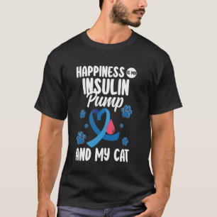 Glück ist meine Insulinpumpe Diabetes Diabetiker K T-Shirt