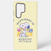 Glück ist morgendliche Rituale Samsung Galaxy Hülle (Rückseite)