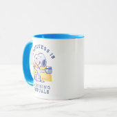 Glück ist morgendliche Rituale Tasse (Vorderseite Links)