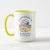 Glück ist morgendliche Rituale Tasse (Links)