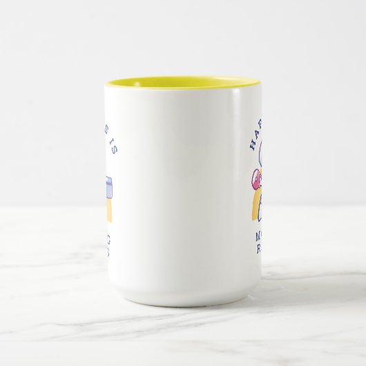 Glück ist morgendliche Rituale Tasse (Zentrum)