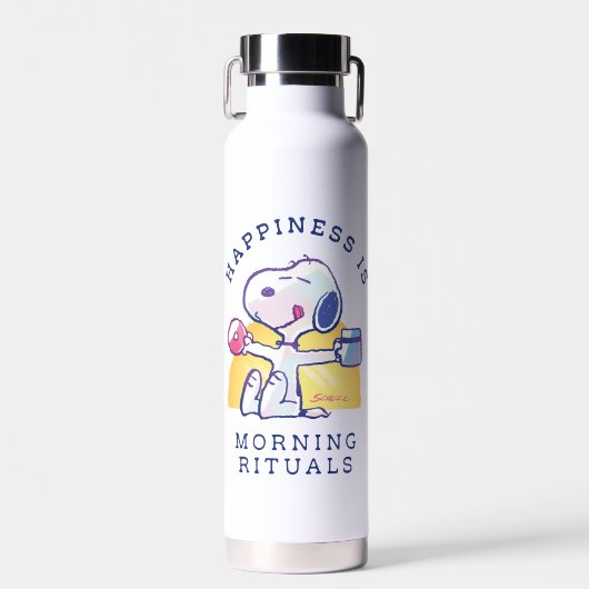 Glück ist morgendliche Rituale Trinkflasche (Vorne)