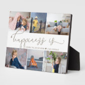 Glück ist | Nana 6 Foto Collage Easel Fotoplatte (Seite)