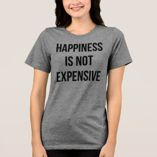 Glück Ist Nicht Teuer T-Shirt Tumblr Tri-Blend Shirt
