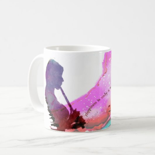 Glück ist nur eine Pfeife-wegTasse Kaffeetasse (Vorderseite Links)