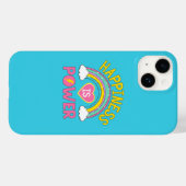 Glück ist Power Regenbogen Case-Mate iPhone Hülle (Rückseite (Horizontal))