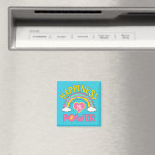 Glück ist Power Regenbogen Magnet (In Situ (Geschirrspüler))