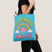 Glück ist Power Regenbogen Tasche (Von Nahem)