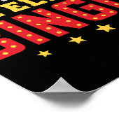 Glück ist... schreiend Bingo! Funny Lucky Poster (Ecke)