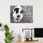Glück ist um mich herum poster (Heimbüro)