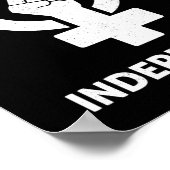 Glück ist unabhängig poster (Ecke)