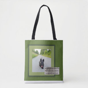 Glück ist, wen man wählt tasche